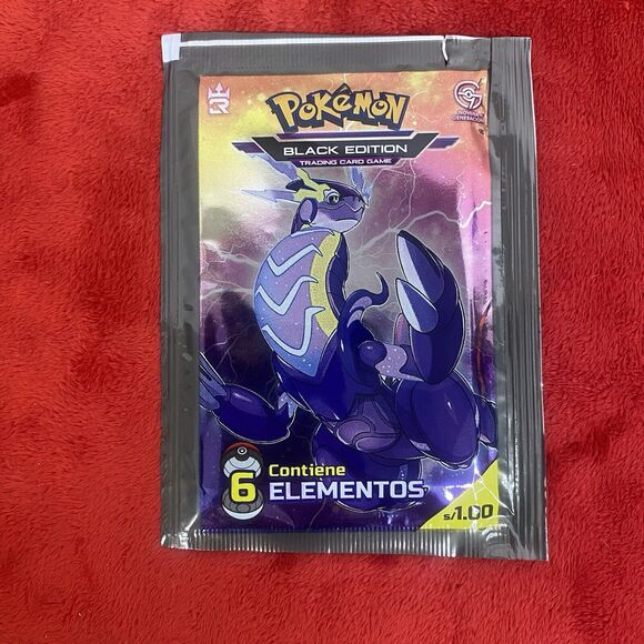Pokemon Album Stickers Miraidon Black Edition Spanish Violet Version - Picture 1 of 2